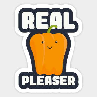 Real Pepper (People) Pleaser - Vegetarian Vegan Sticker